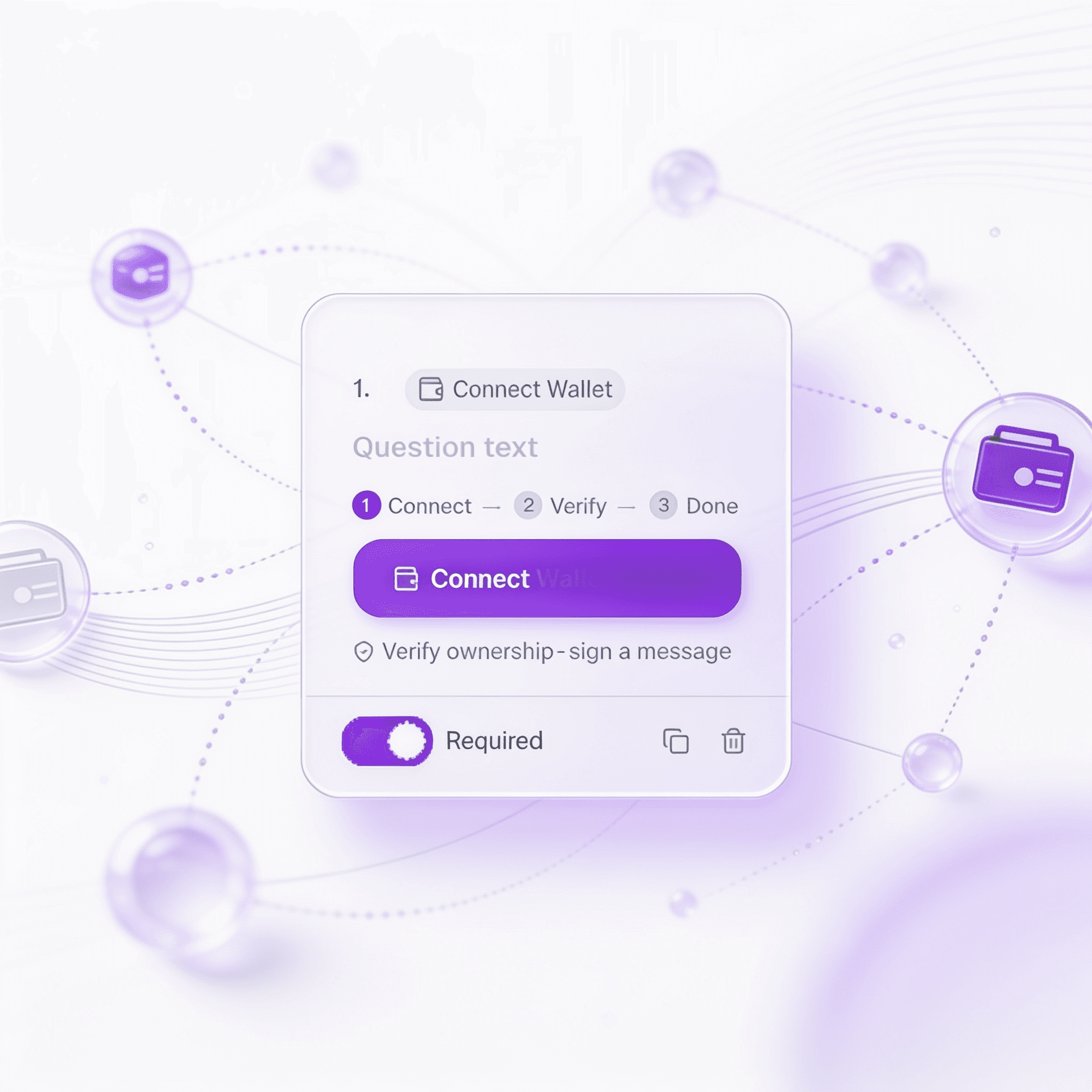 Formz wallet verification form